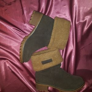 No Name Grey/Tan. Ankle Boots